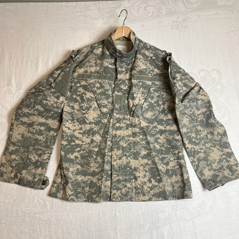US Army‎ ACU Combat Uniform Jacket Small Regular Camo Military Field Coat
